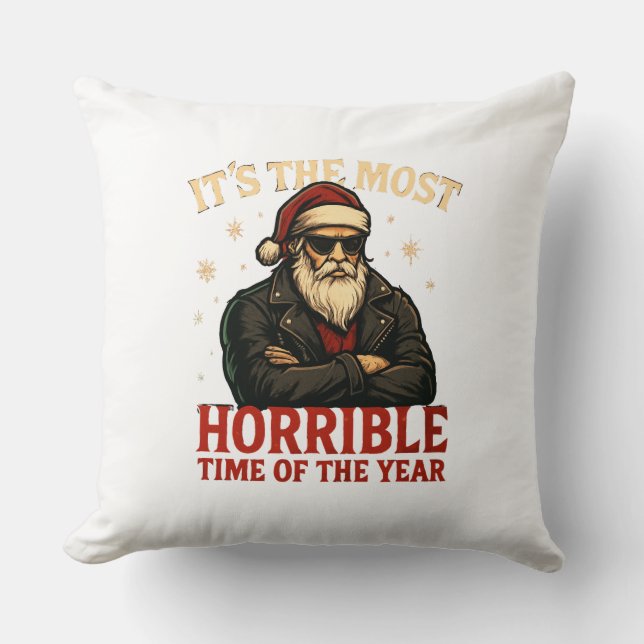 Almofada 1nkFury - Christmas Pillow It's the most horrible (Frente)