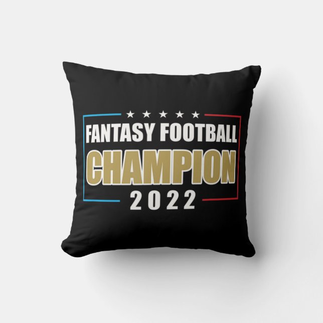 Almofada 2022 Campeão de futebol americano (Frente)