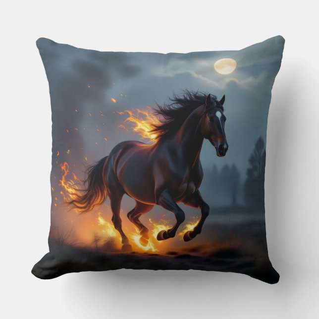 Almofada „2026 – Das Jahr des Feuerpferds“ (Frente)