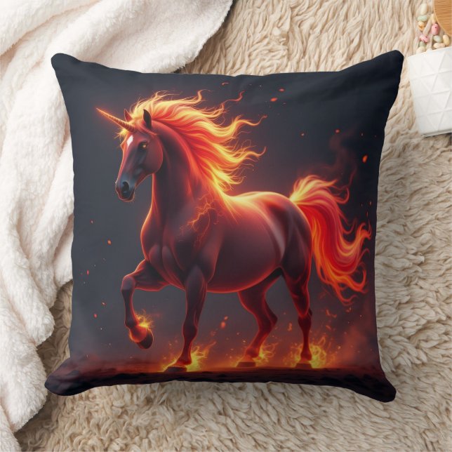 Almofada „2026 – Das Jahr des Feuerpferds“ (Cobertor)