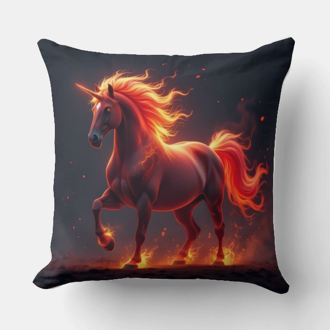 Almofada „2026 – Das Jahr des Feuerpferds“ (Frente)