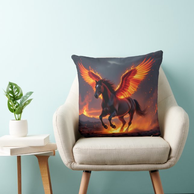 Almofada „2026 – Das Jahr des Feuerpferds“ (Cadeira)