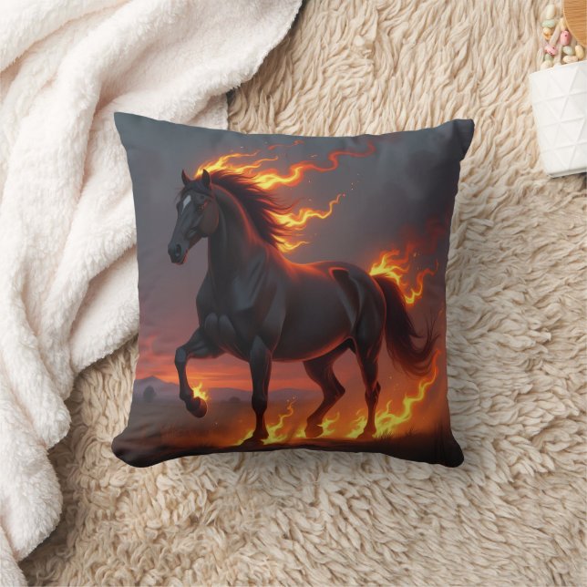 Almofada „2026 – Das Jahr des Feuerpferds“ (Cobertor)