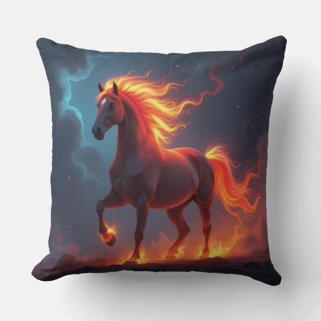 Almofada „2026 – Das Jahr des Feuerpferds“ (Frente)