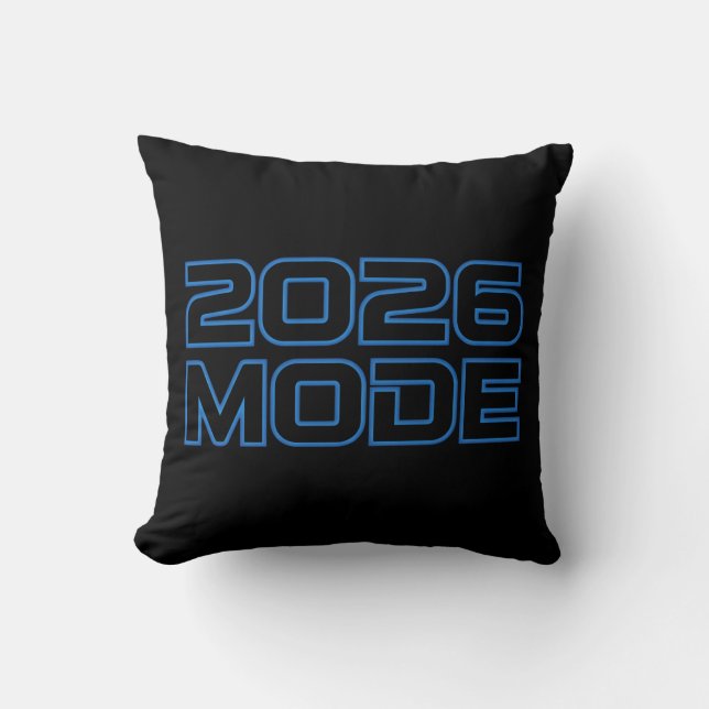 Almofada 2026 Mode Modern Futuristic Pillow (Frente)
