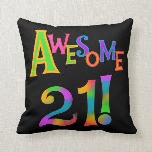 Almofada 21 t-shirt e presentes impressionantes do