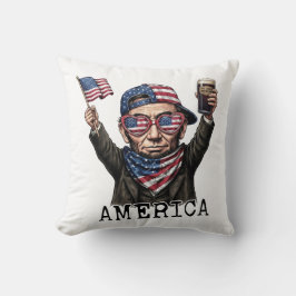 Almofada 250 Anos de Aniversário da América 1776 Lincoln Ab