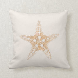 Almofada 2 em 1 Starfish do pastel e do marinho do creme be