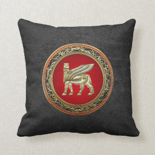 Almofada [300] Bull voada Babylonian Lamassu [3D]
