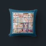 Almofada 32 Colagem de Fotos Personalizada Exclusiva<br><div class="desc">Um dos travesseiros de colagem personalizada de fotos personalizadas e exclusivos do Ricaso ...  ideal para manter ideias de presentes - adicionar 32 fotos à frente e atrás - mudar a cor de fundo para atender aos seus requisitos clicando em "personalizar",  você também pode mudar a cor do quadro</div>