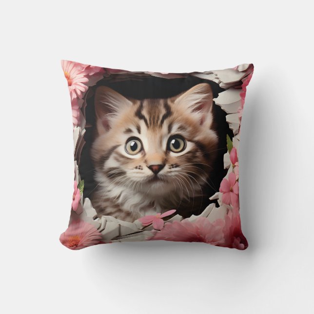 Almofada 3D cat pillow (Frente)