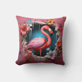 Almofada 3D flamingo cushion