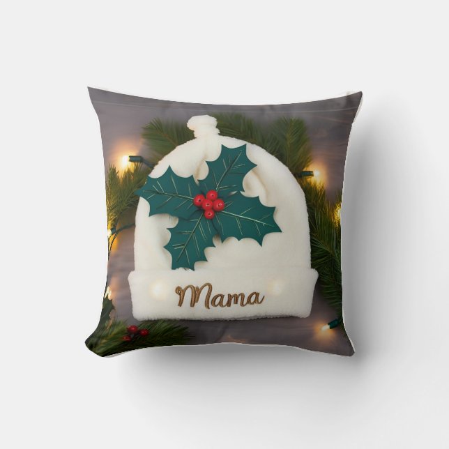 Almofada 3D Plush Hat, Holly, Mamãe Sutil (Frente)