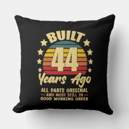 Almofada 44 Years Ago All Parts Original 44th Birthday