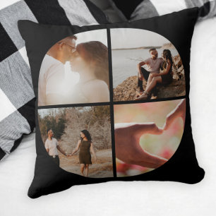 Almofada 4 Colagem personalizada de fotos personalizada