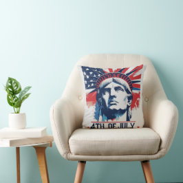 Almofada 4 de julho celebrações do Orgulho Americano Patrió