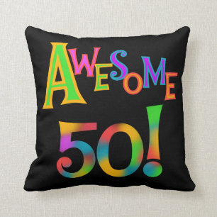 Almofada 50 t-shirt e presentes impressionantes do