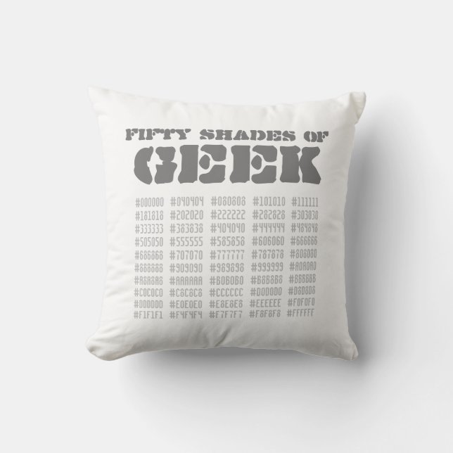 Almofada 50 tons de Geek (Frente)