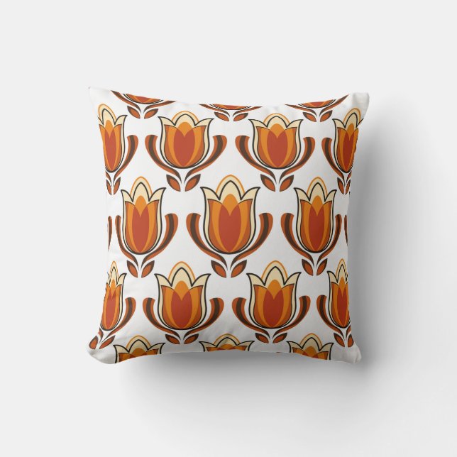 Almofada 70's retro pattern material illustration70s,1970,p (Frente)