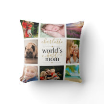 8 Colagem de Fotos Personalizadas Melhor Mãe do Mu