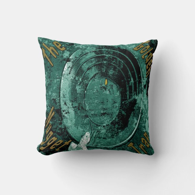 Almofada A armadilha do ouro (Frente)