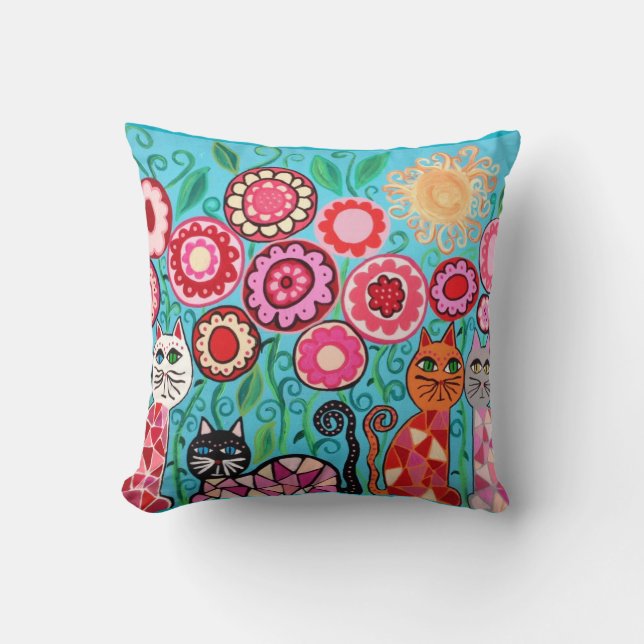 Almofada A arte do travesseiro de Kerri Ambrosino floresce (Frente)