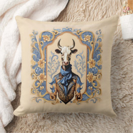 Almofada A Arte Moderna da Vaca Engraçada Dapper