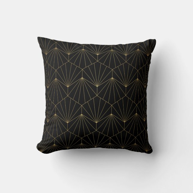 Almofada A arte moderna de diamante deco um padrão perfeito (Frente)