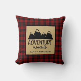 Almofada A Aventura Lumberjack Aguarda o Decor Personalizad