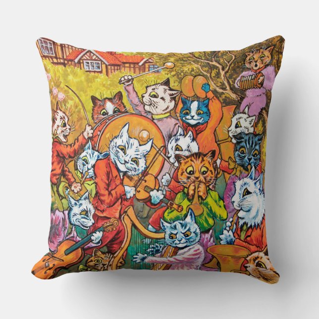 Almofada A Banda joga, Louis Wain (Frente)