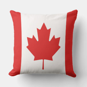 Almofada A bandeira da folha de bordo de Canadá