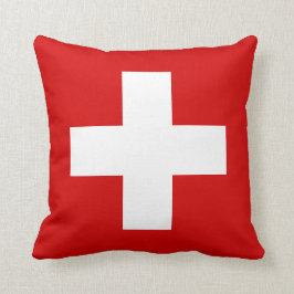 Almofada A bandeira da suiça