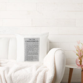 Almofada A Bíblia dos Dez Mandamentos