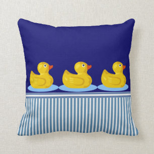 Almofada a borracha do vintage ducks travesseiros náuticos