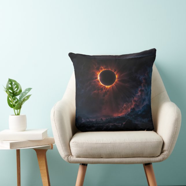 Almofada A Brevemente Eclipse AI Art de Xzendor7 (Cadeira)