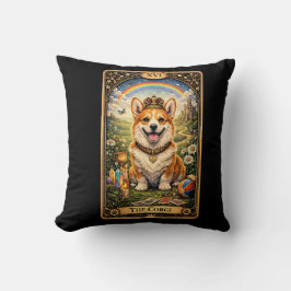 Almofada A Carta de Tarot do Corgi