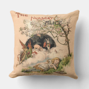 Almofada A Creche Alice 1890 Capa do Mundo das Maravilhas V