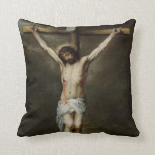 Almofada A Crucificação do Travesseiro decorativo de Jesu