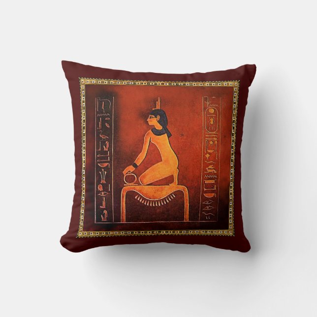 Almofada A Deusa Isis Travesseiro decorativo (Frente)