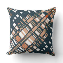A diagonal mergulha o terracotta