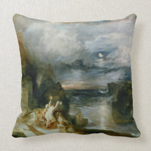 Almofada A divisão do herói e do Leander (óleo em canvas