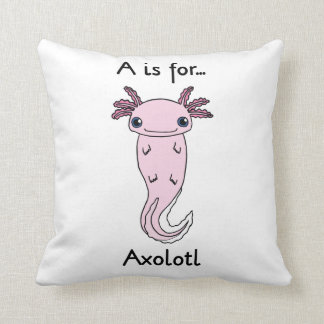 Almofada A é para o travesseiro do Axolotl