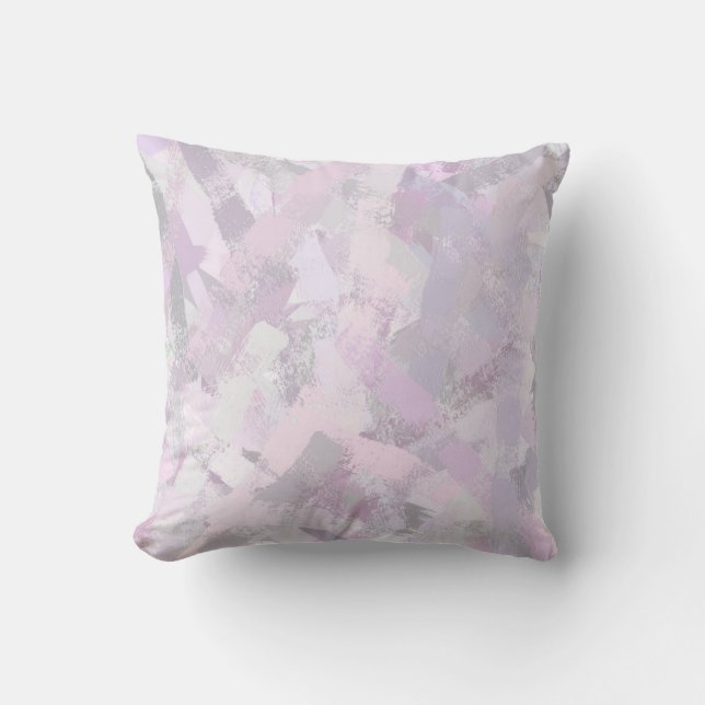 Almofada A escova pintada abstrato afaga a textura (Frente)