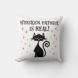Almofada A Fadiga Sussurra É Engraçada Dizendo Gato