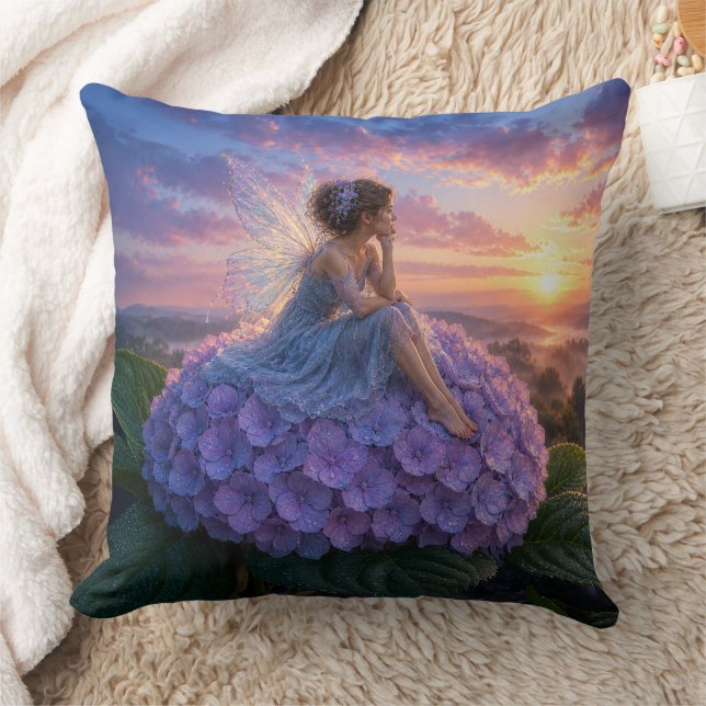 Almofada A Fairy Greeting the Dawn  (Cobertor)