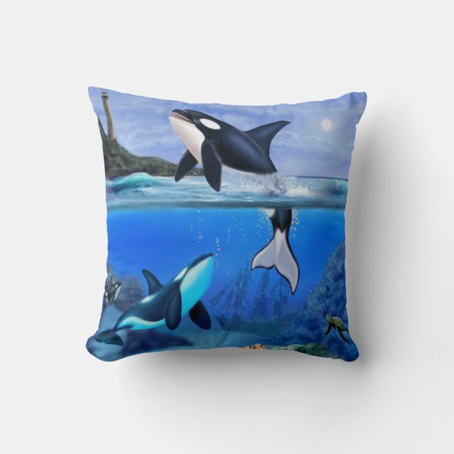 Almofada A Família Orca (Frente)