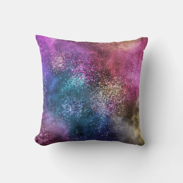Almofada A Galáxia Colorida (Frente)