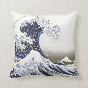 Almofada A grande onda de Hokusai