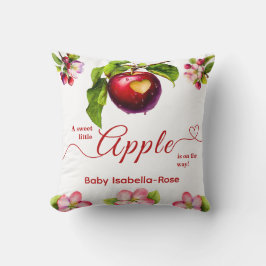 Almofada A Little Apple Is On The Way | Fall Baby Shower 