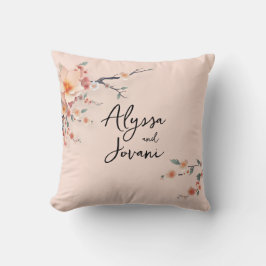 Almofada A Love Blossoming Under the Cherry Trees